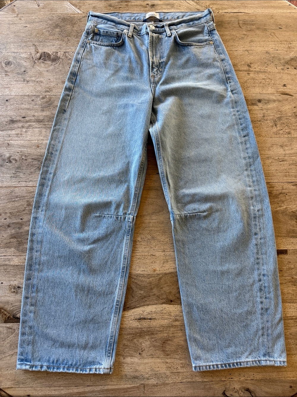 Citizens Of Humanity Moro Light Wash Barrel Jeans